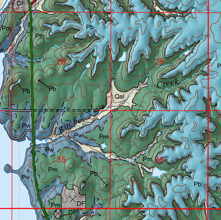 small geologic map