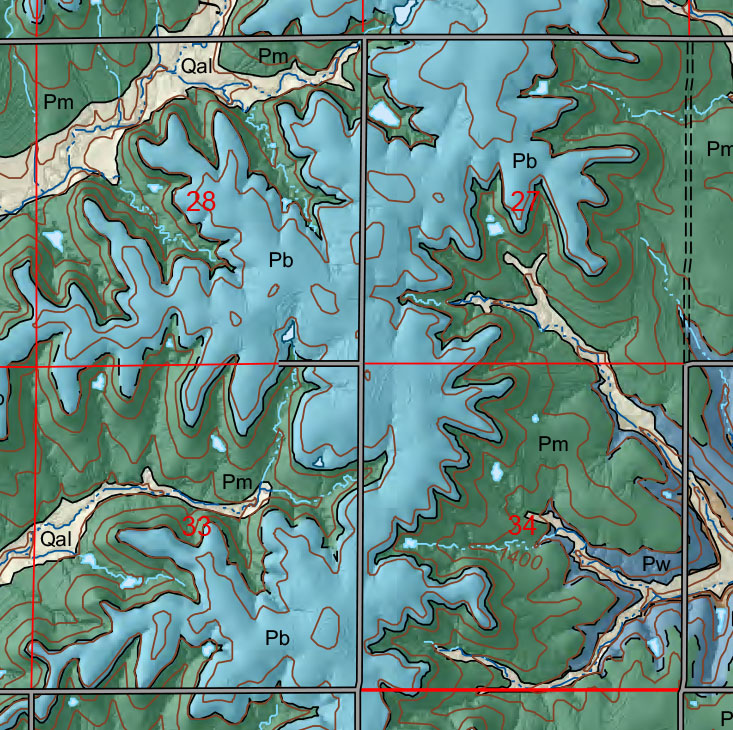 small geologic map