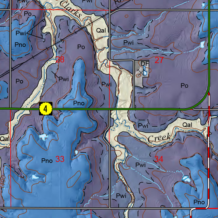 small geologic map