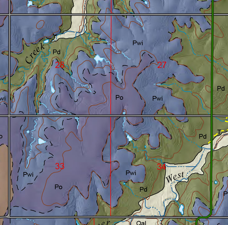 small geologic map