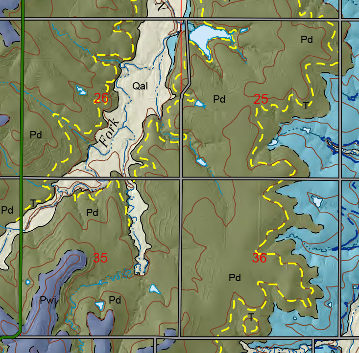 small geologic map