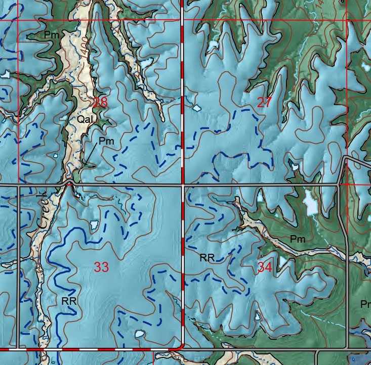 small geologic map
