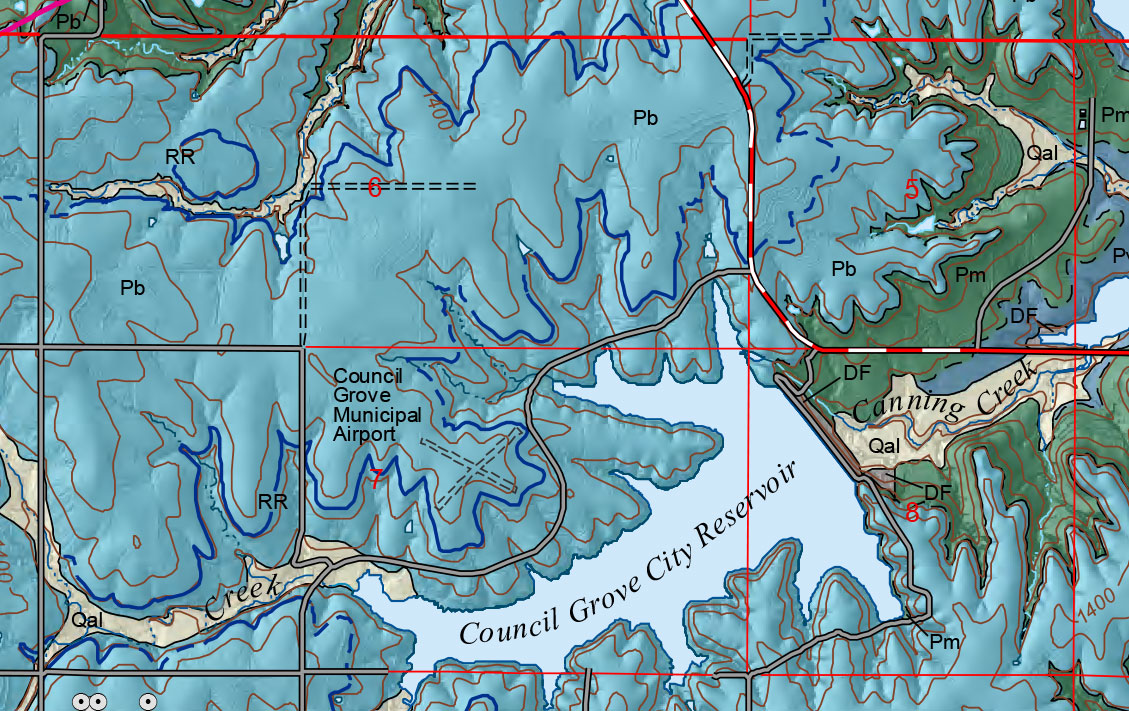 small geologic map