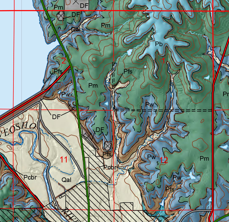 small geologic map