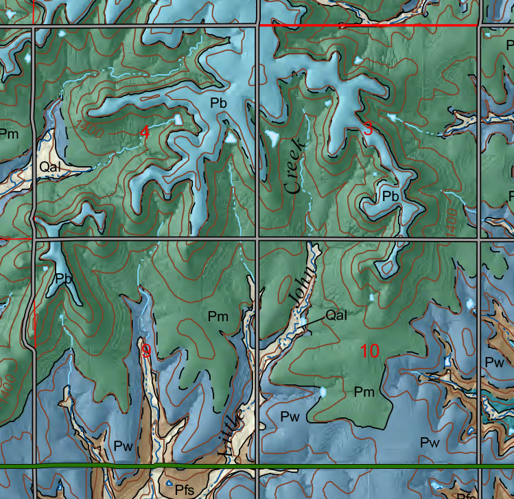 small geologic map