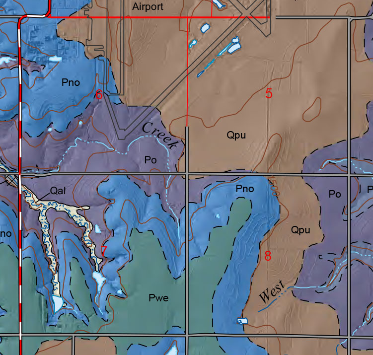 small geologic map