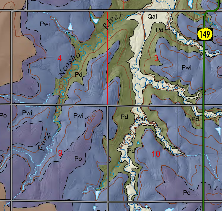 small geologic map