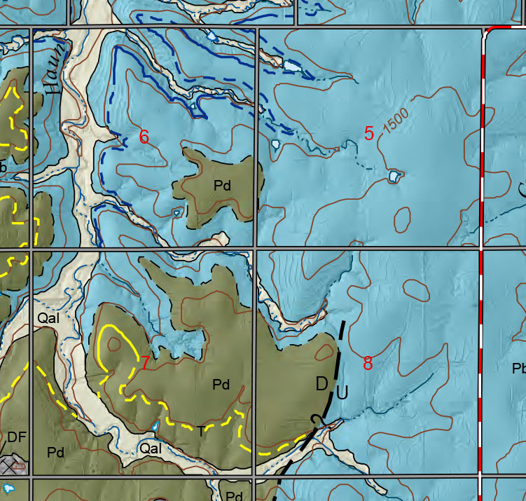 small geologic map