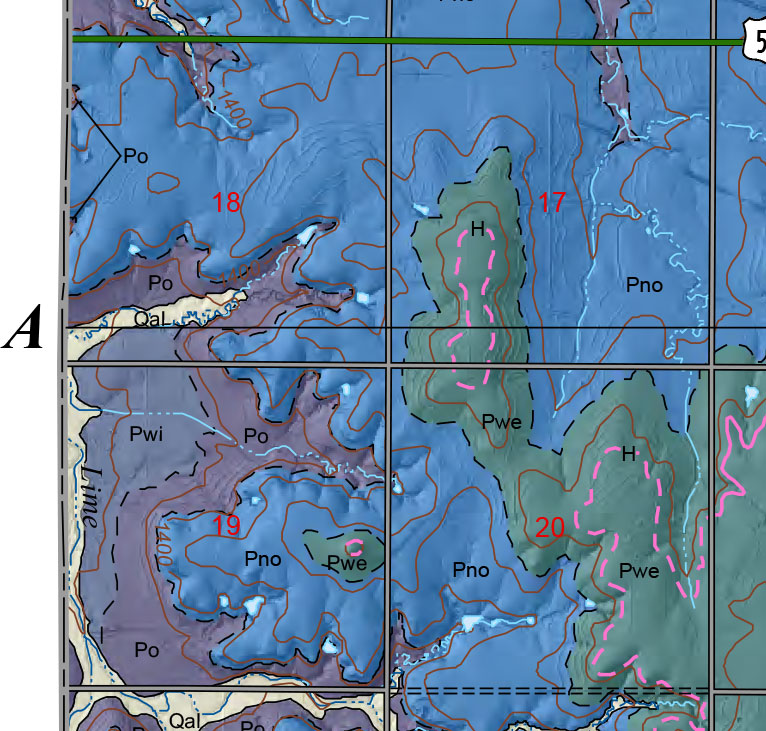 small geologic map