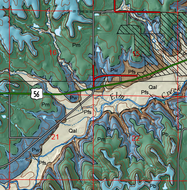 small geologic map