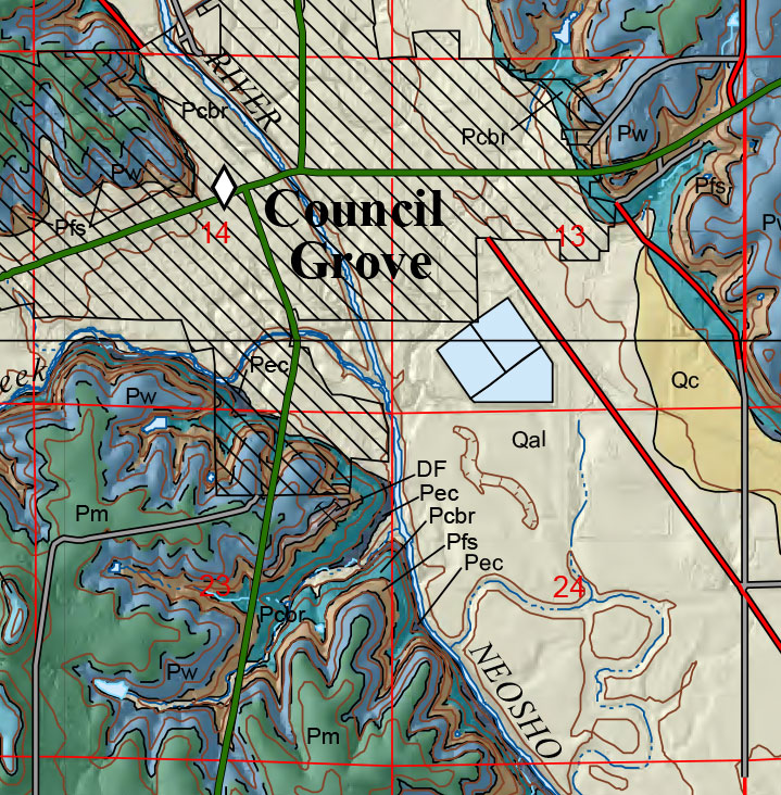 small geologic map