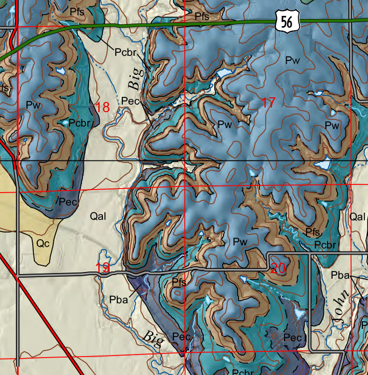 small geologic map