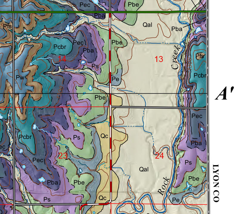 small geologic map