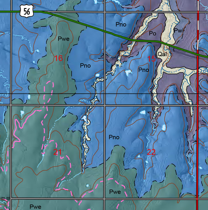 small geologic map