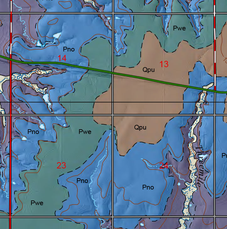 small geologic map