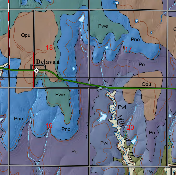 small geologic map