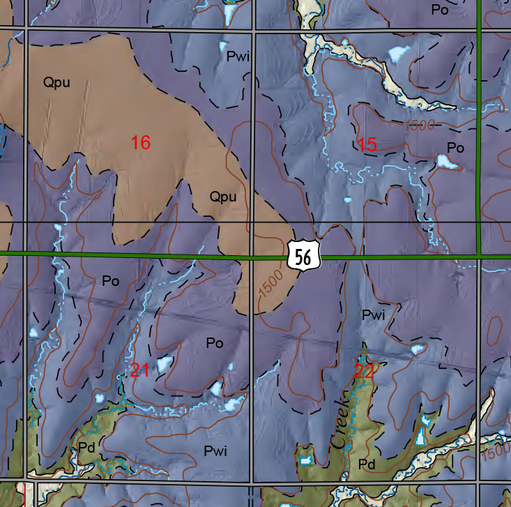 small geologic map