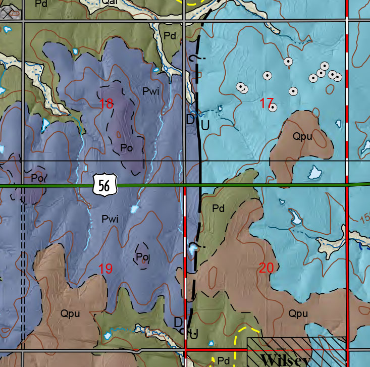 small geologic map