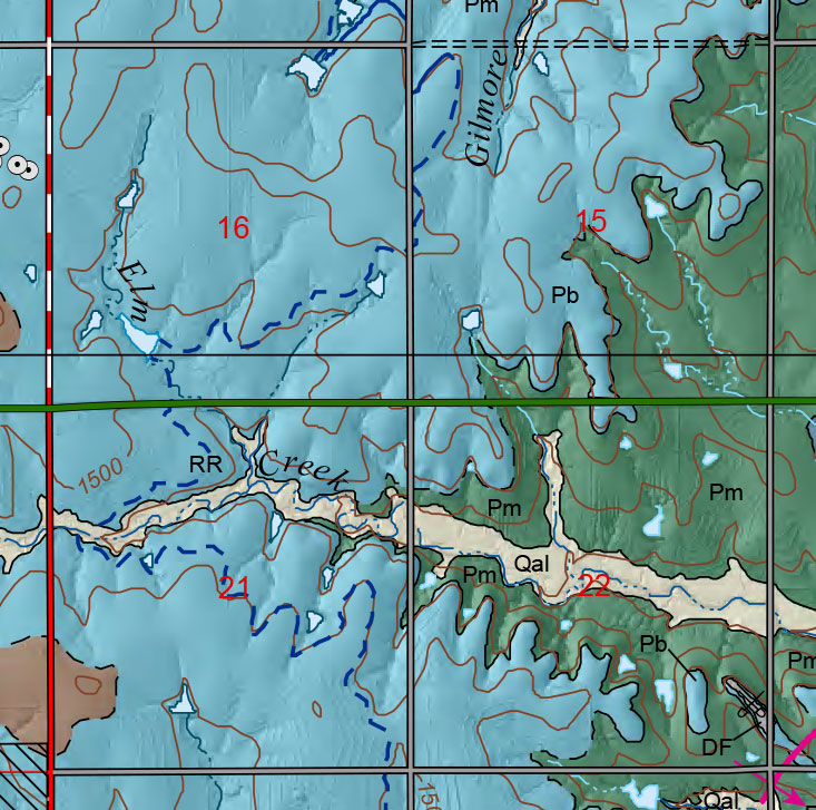 small geologic map