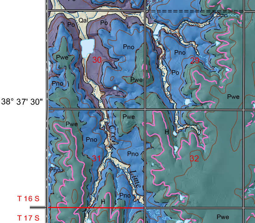 small geologic map