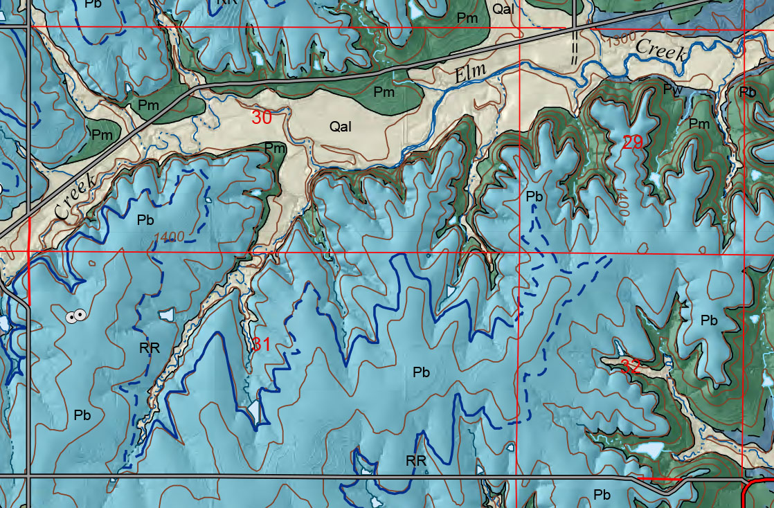 small geologic map