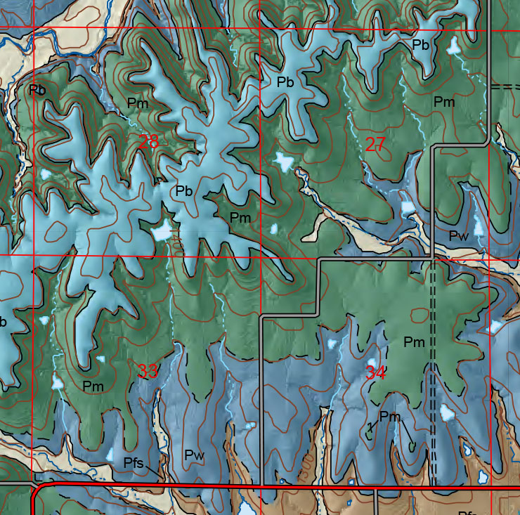 small geologic map