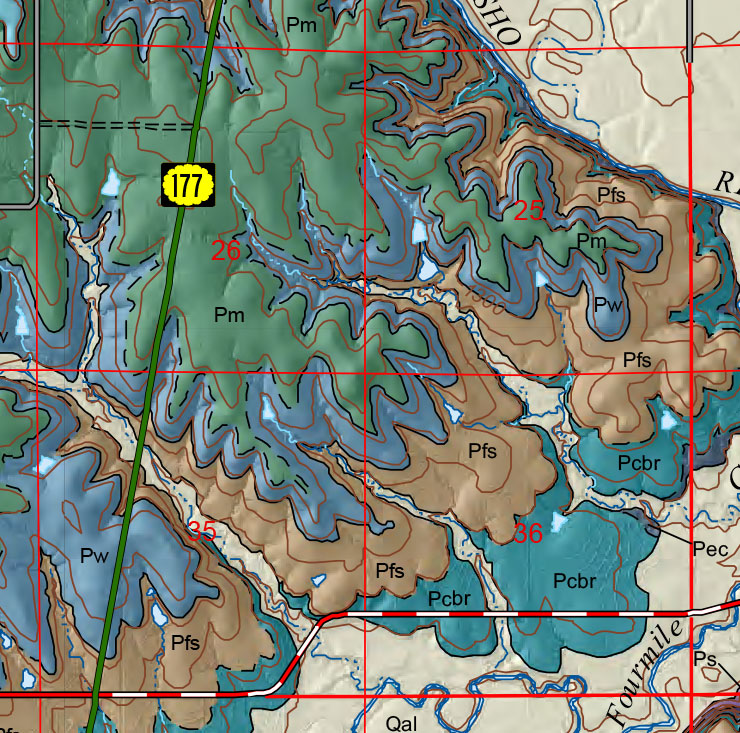 small geologic map