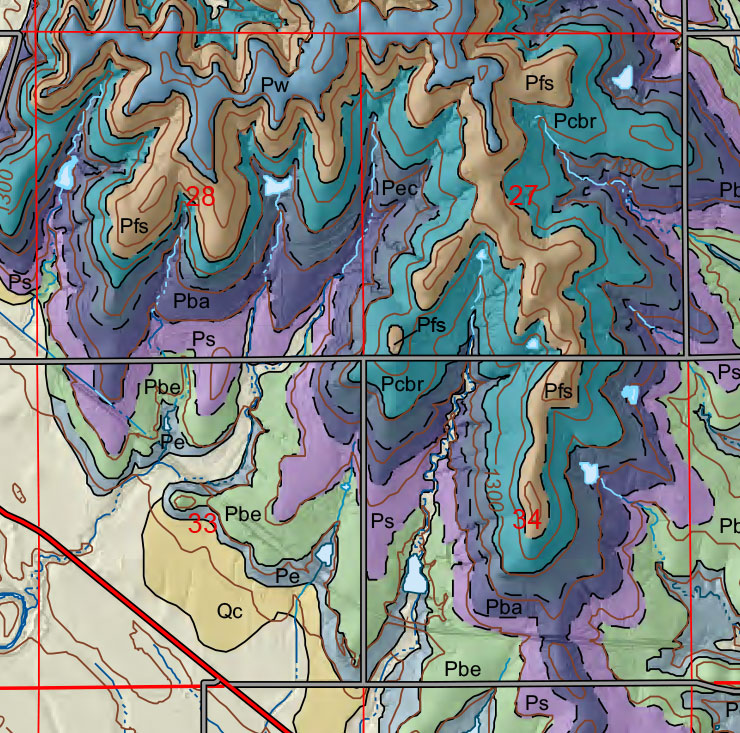 small geologic map