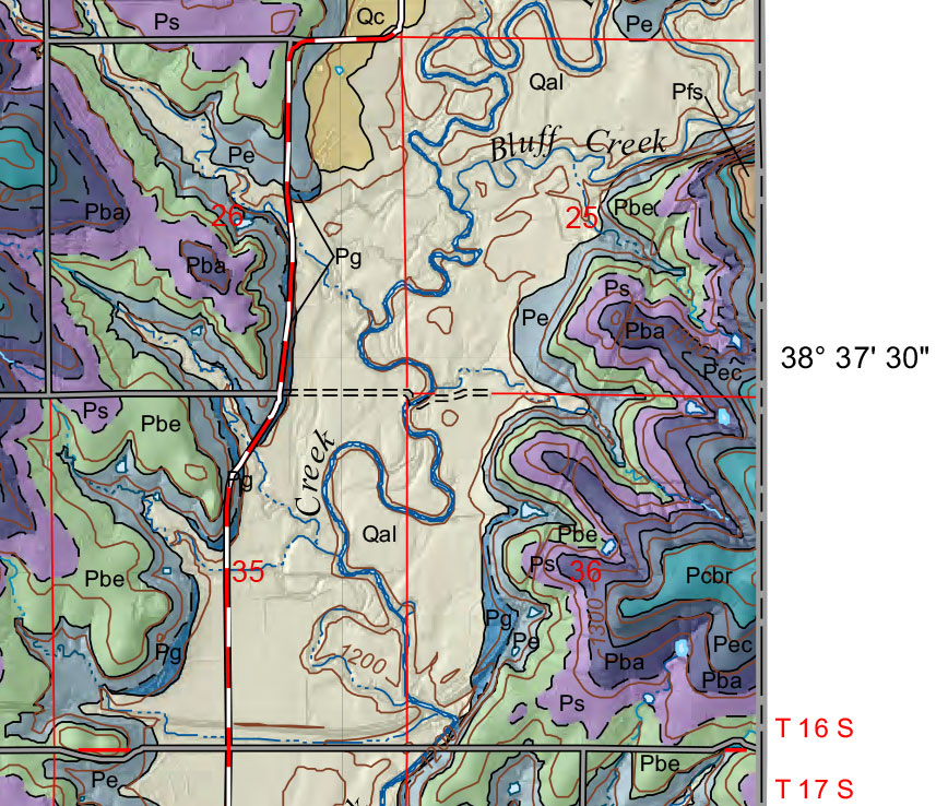 small geologic map