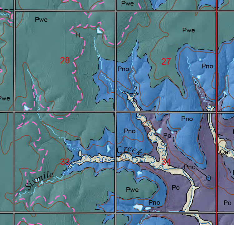 small geologic map