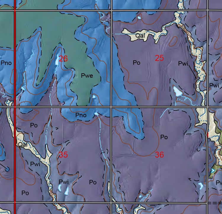 small geologic map