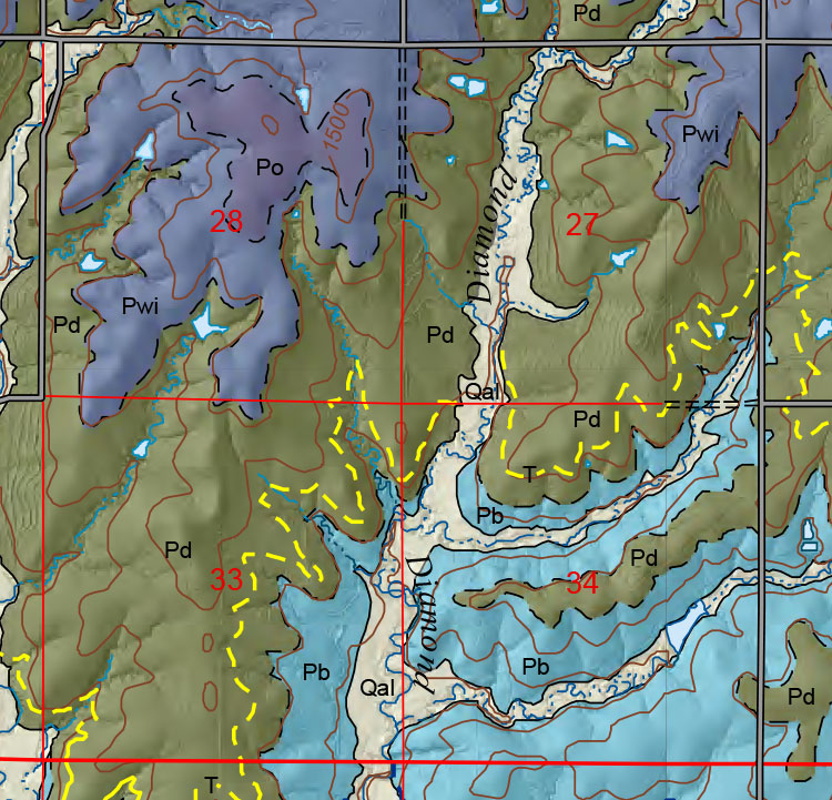 small geologic map