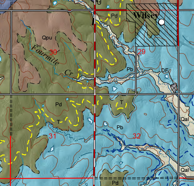 small geologic map