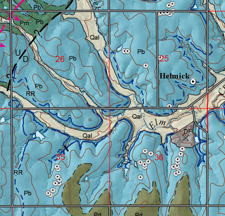 small geologic map