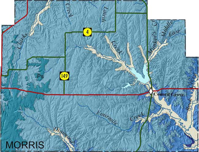 Morris county geologic map