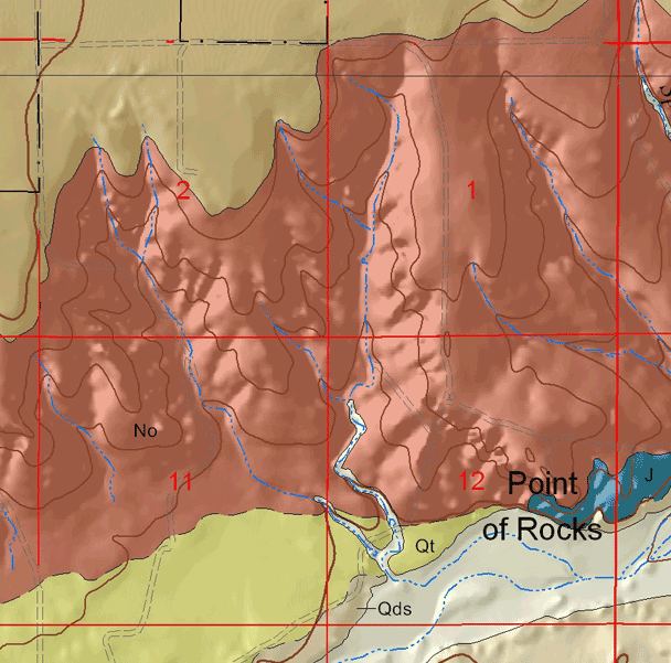 small geologic map