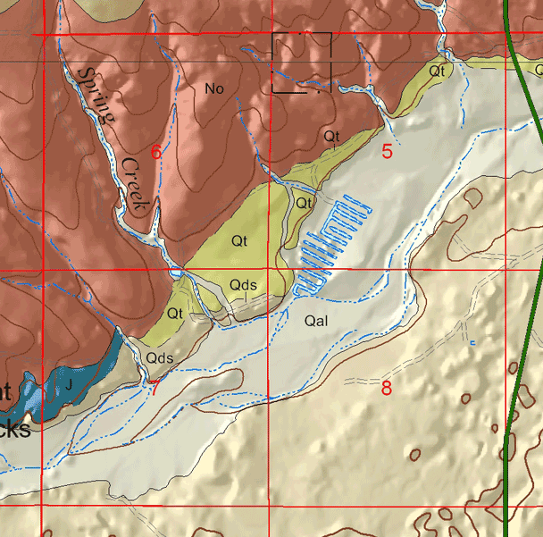 small geologic map