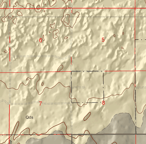 small geologic map