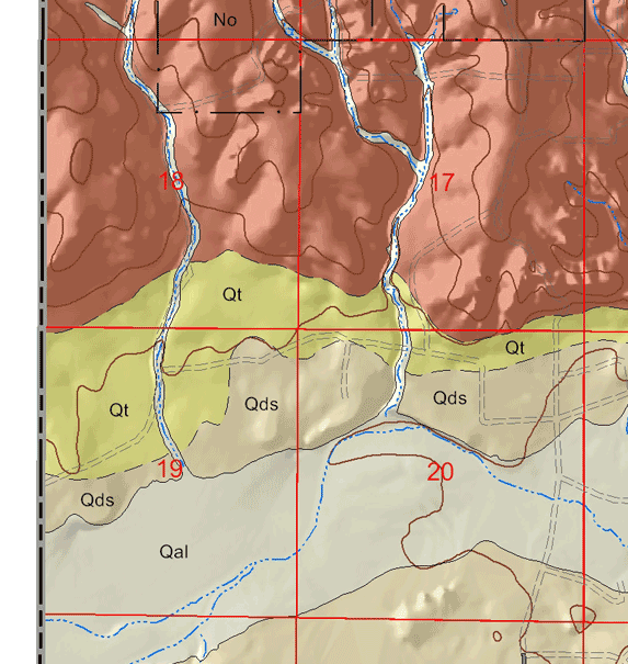 small geologic map