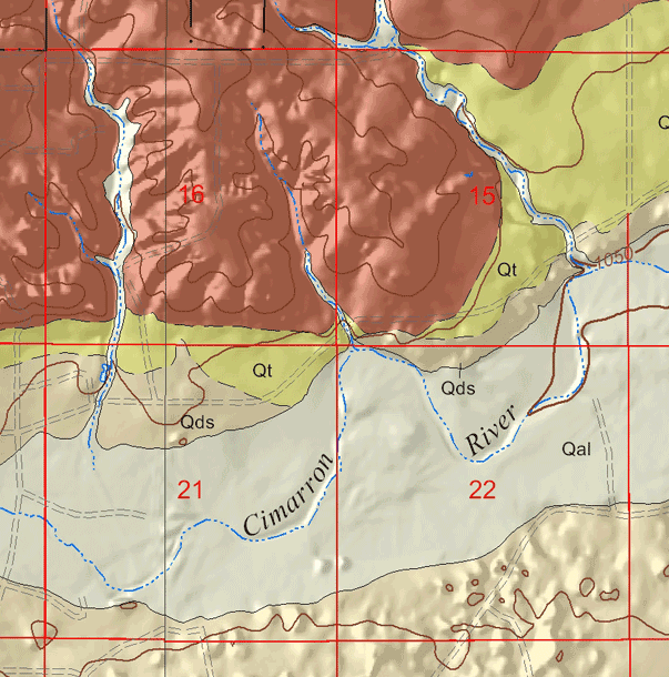 small geologic map