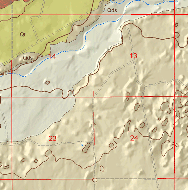 small geologic map