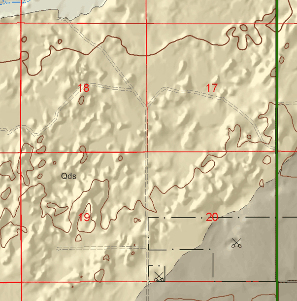 small geologic map