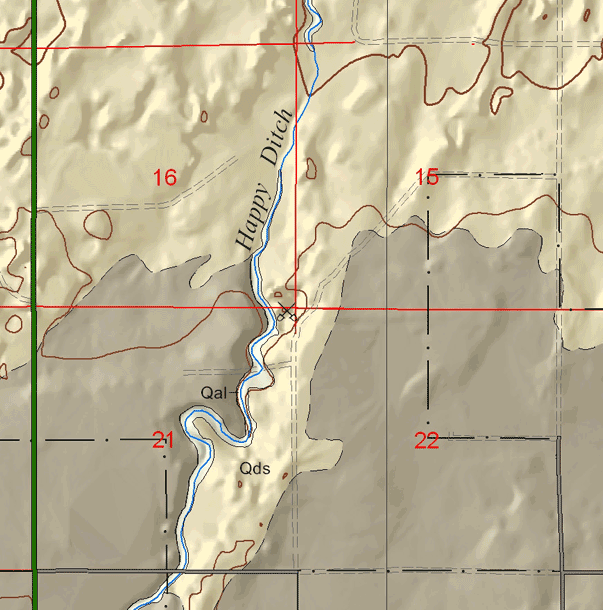 small geologic map