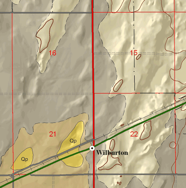 small geologic map