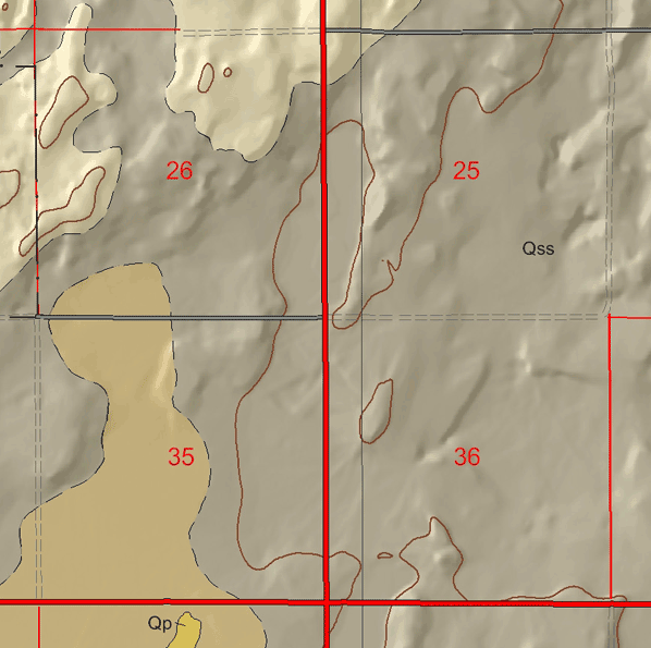 small geologic map