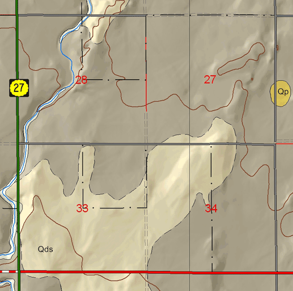 small geologic map