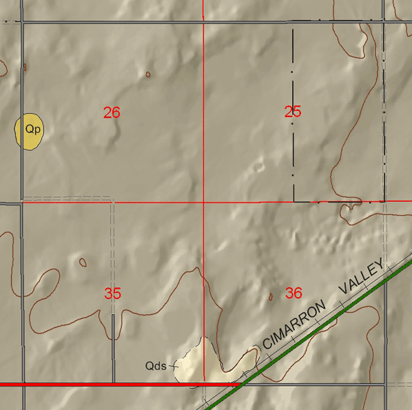 small geologic map