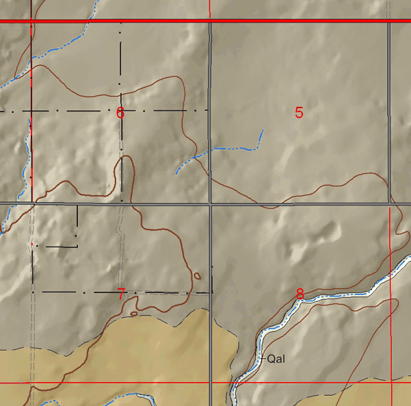 small geologic map