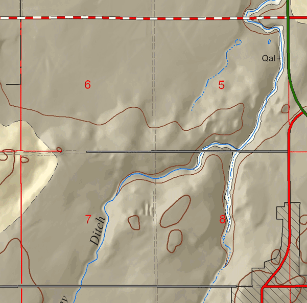 small geologic map