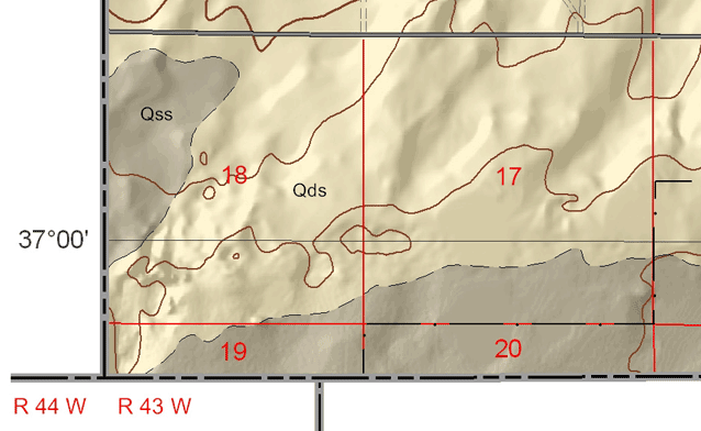 small geologic map